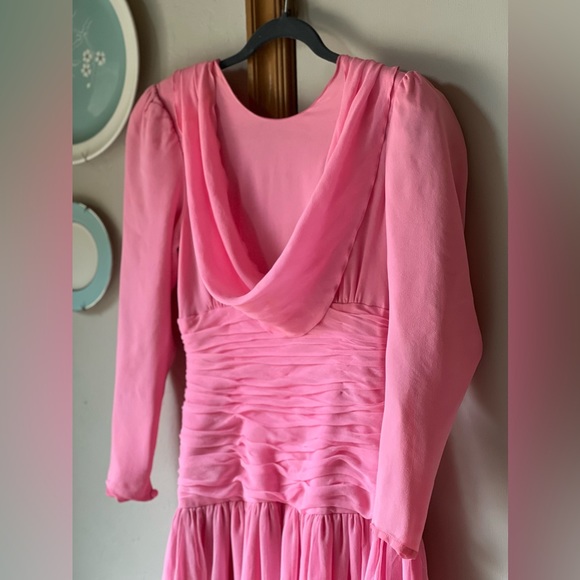 Vintage Barbiecore Kevan Hall Pink Dress - Picture 4 of 14